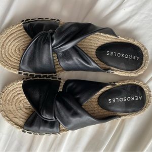 Aerosols black sandals